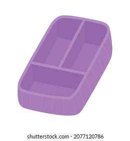 Empty Bento Box Flat Icon