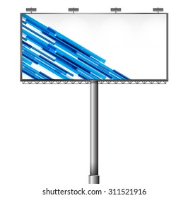 Empty billboard screen presentation and abstract, for your advertisement and design vector design