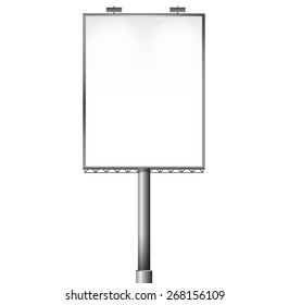 Empty billboard screen, for your advertisement and design vector design