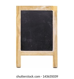 Empty black board