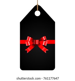 Empty black friday label isolated on white background, Vector illustration