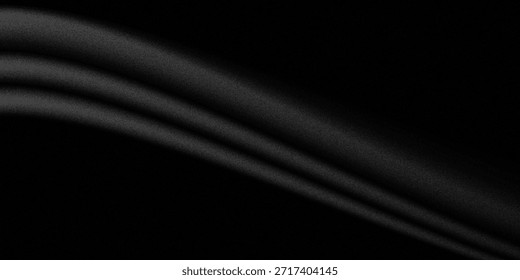 Leere schwarze Studiotasche mit Limbo für die Produktshow. 3D-Rendering von Raum Podium Hintergrund mit Boden und Wand. Einfache Szene mit dunkelgrauer Oberfläche zur Warenpräsentation und schwarzem Freitag. 3D-Illustration