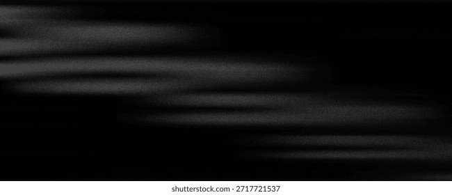 Leere schwarze Studiotasche mit Limbo für die Produktshow. 3D-Rendering von Raum Podium Hintergrund mit Boden und Wand. Einfache Szene mit dunkelgrauer Oberfläche zur Warenpräsentation und schwarzem Freitag.