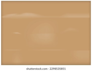 empty blank paper brown color background for note template postcard letter greeting card vector and illustration 