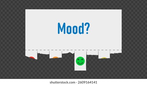 Empty blank sheet paper advertising. Search love. Tear-off ads. Street signs. Tear off stripes. Street advertisement. What’s your mood?