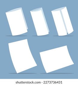 Juego de simulación de papel vacío