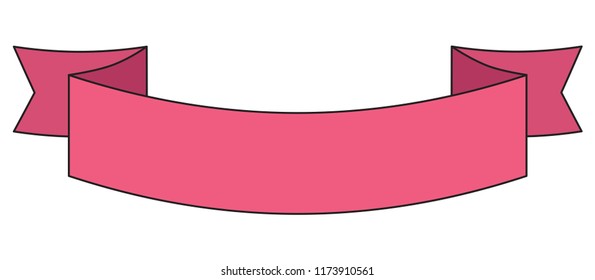 Empty blank template Ribbon banner sign write your title text logo product image