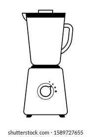 Empty blender on a white background. Element for design, template, blank.