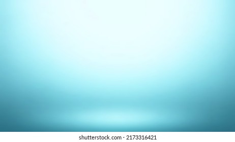 Empty blue color studio room background, can use for background and product display 