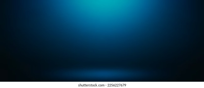 Empty blue color studio room background, can use for background and product display  - Shutterstock ID 2256227679