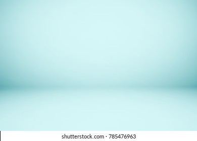 Empty blue studio room background. Used for display or montage your products - Vector