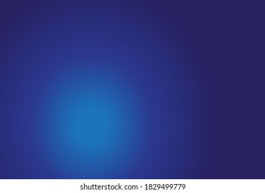 Empty blue studio room, used as background for display your products - Vector