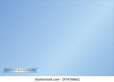 Empty bluish gradient background, vector background illustration for business background.