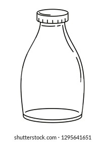 Empty Bottle Cartoon Stock Vector (Royalty Free) 1295641651 | Shutterstock