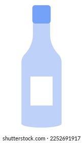 empty bottle template for skin and hair care products