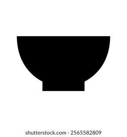 Empty bowl icon design illustration