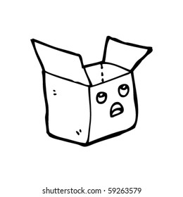 Empty Box Cartoon Stock Vector (Royalty Free) 59263579 | Shutterstock
