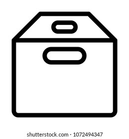Empty Box Container