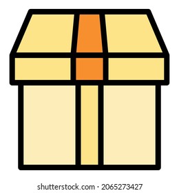 Empty Box Icon Outline Empty Box Stock Vector (Royalty Free) 2065273427 ...