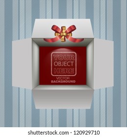 empty box to place your object. vector design