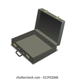 empty briefcase