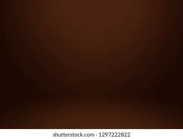 Empty brown studio room, used as background for display your products