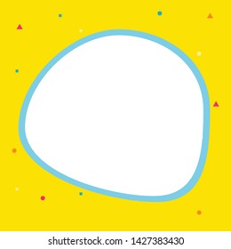 Empty bubble for your own text inside