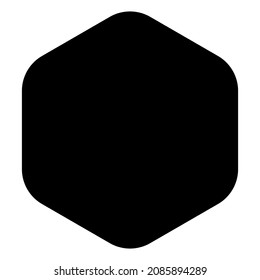 Empty button, banner shape, element