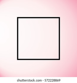 Empty button, icon background in colors
