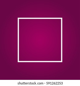 Empty button, icon background in colors