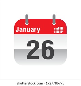 empty calendar icon design vector