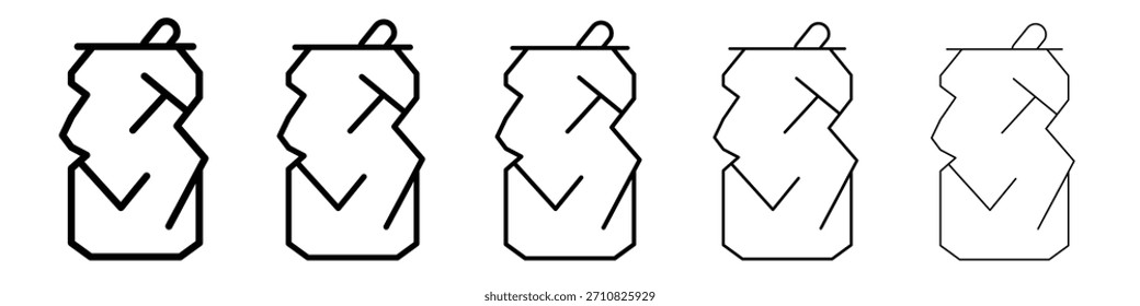 Leere Dose Soda Icon Design, Logo, App, UI. Vektorgrafik, EPS