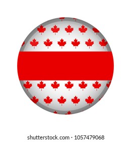 Empty Canada campaign button