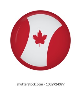 Empty canadian campaign button