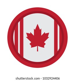 Empty canadian campaign button