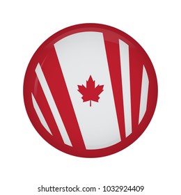 Empty canadian campaign button