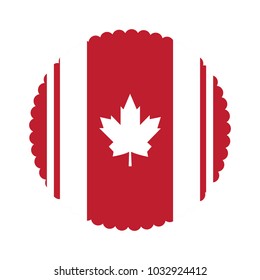 Empty canadian campaign button