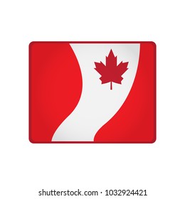 Empty canadian campaign button