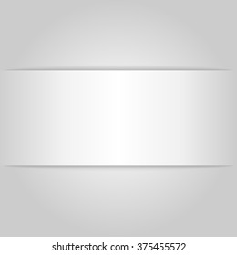 Empty card with shadow for web, banner, invitation, leaflet and so on. Eps 10.