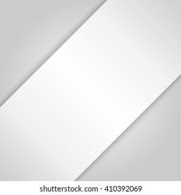 Empty card with shadow for web, banner, invitation, leaflet and so on. Eps 10.