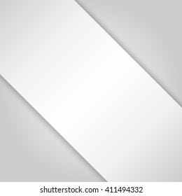 Empty card with shadow for web, banner, invitation, leaflet and so on. Eps 10.