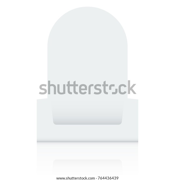 Download Empty Cardboard Display Box Mockup Front Stock Vector ...