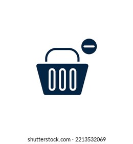 empty cart line icon. Simple element illustration. empty cart concept outline symbol design.