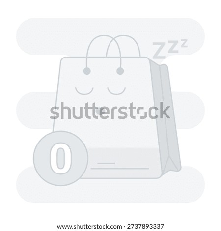 Empty Cart  Empty States Illustration 