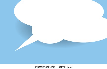 Empty cartoon bubbles and elements with black shadows. Pastel background. for inserting messages, funny sayings Abstract creative vector collection. white blank cartoon bubble text dialog window.