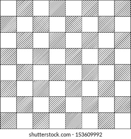 Empty chess board 