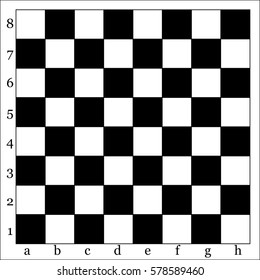 empty chess board, backgrounds, vector illustration