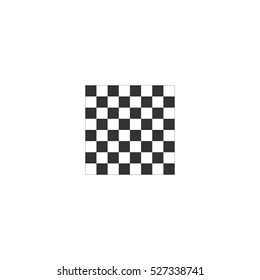 Empty chess board icon flat. Illustration isolated vector sign symbol