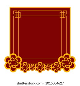 Empty chinese banner
