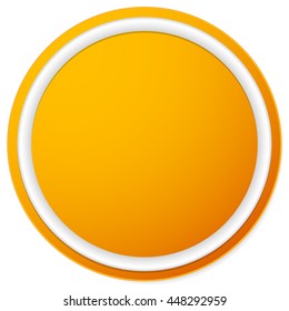 Empty circle badge, button background with shadow.